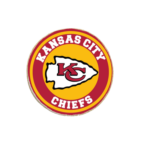 Kansas City Chiefs Super Bowl Football Shaped Custom Cookies