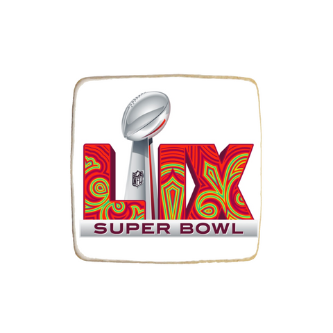 Super Bowl 2025 Logo Custom Cookies