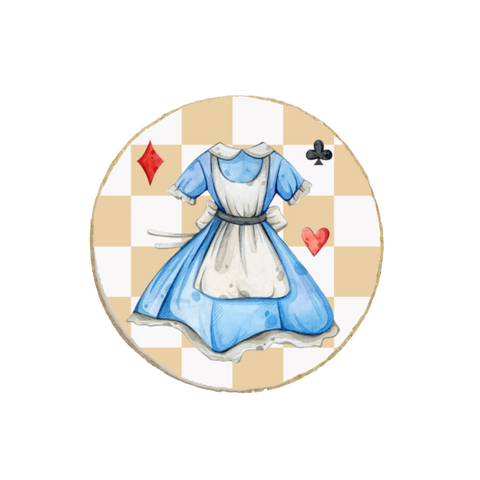 Alice In Wonderland Birthday Custom Cookies