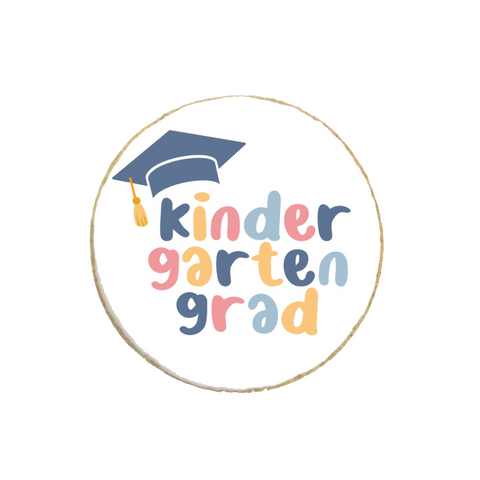 Kindergarten Grad Graduation Custom Cookies