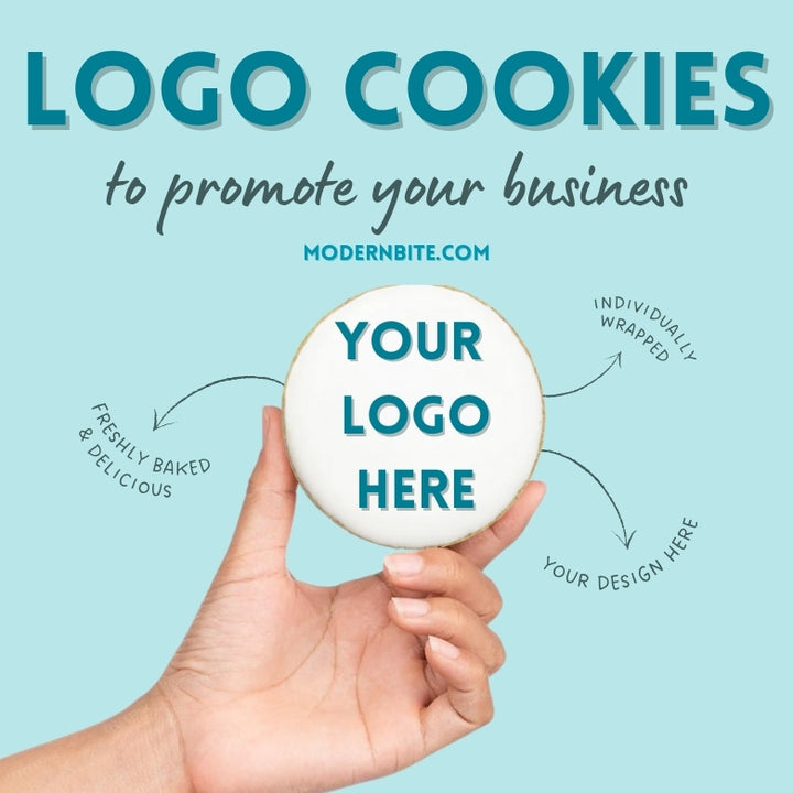 Custom LOGO Cookies | Upload Your Image - Modern Bite