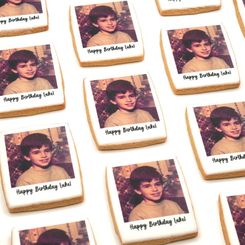 Polaroid Photo Custom Cookies | Upload Your Image - Modern Bite