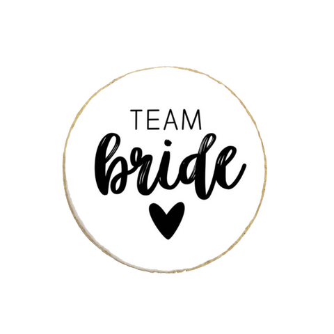Team Bride Bridal Shower Custom Cookies