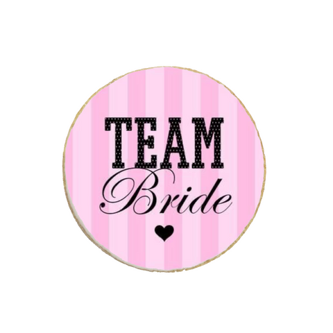 Team Bride Bridal Shower Themed Custom Cookies
