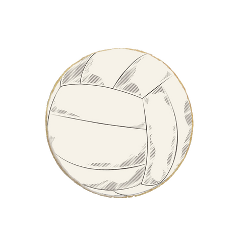 Volleyball Sport Custom Cookies
