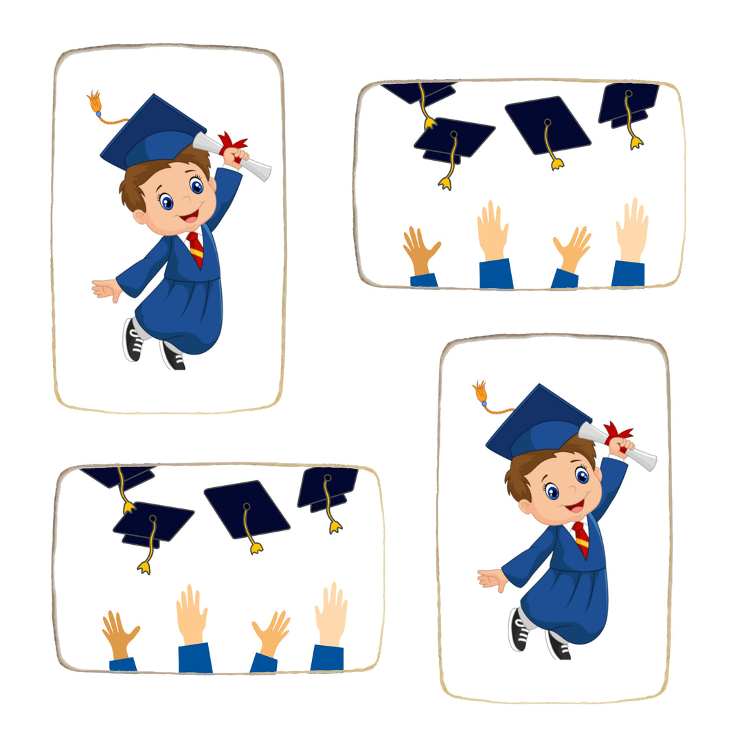 Custom Graduation Cookies | Boy - Modern Bite