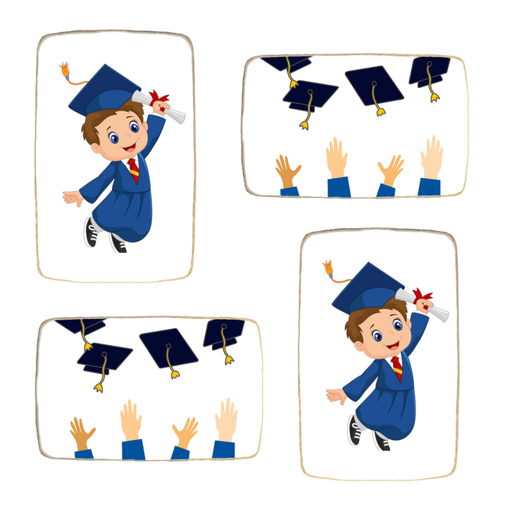 Custom Graduation Cookies | Boy - Modern Bite