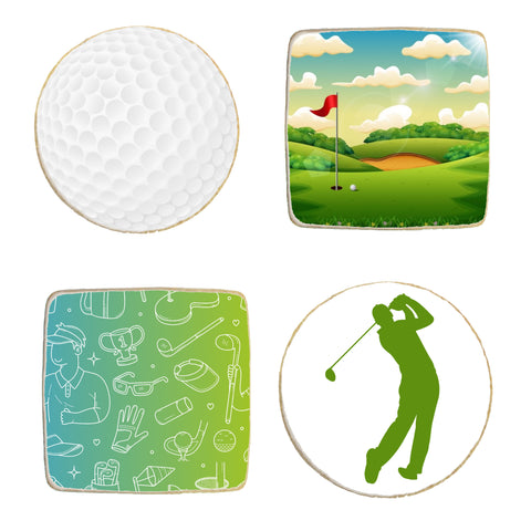 Golf Themed Custom Cookies