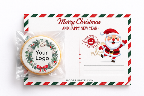 Christmas Branded Cookie Card | Add Your Logo
