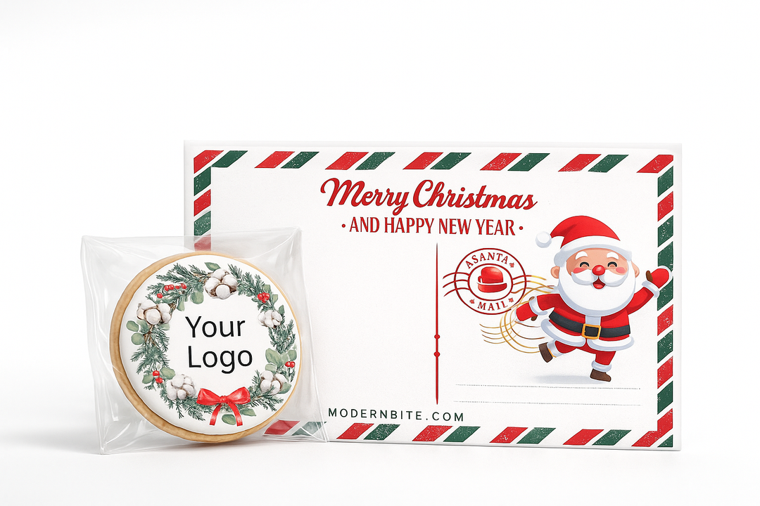 Christmas Branded Cookie Card | Add Your Logo