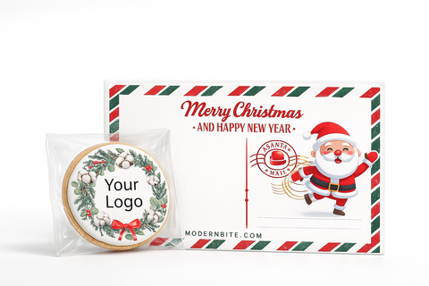 Christmas Branded Cookie Card | Add Your Logo