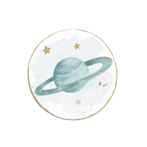 “First Trip Around the Sun” Space Themed Birthday Custom Cookies