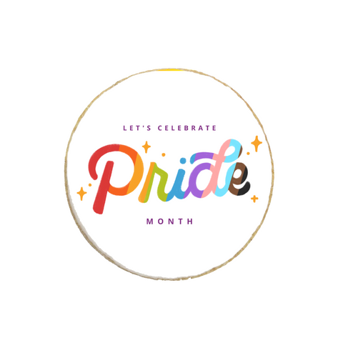 Pride Month "Let's Celebrate" Custom Cookies