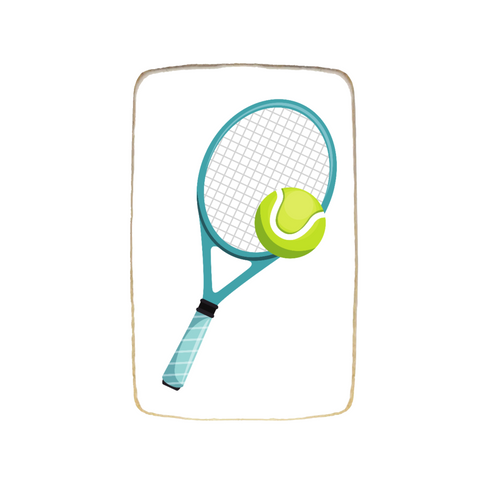 Tennis Themed Custom Cookies