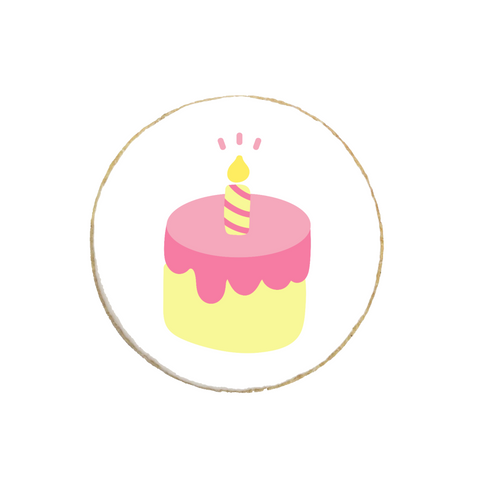 “Happy Birthday!” Cute Custom Cookies