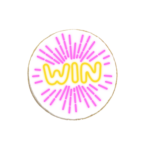“Neon Glow Party” Birthday Custom Cookies