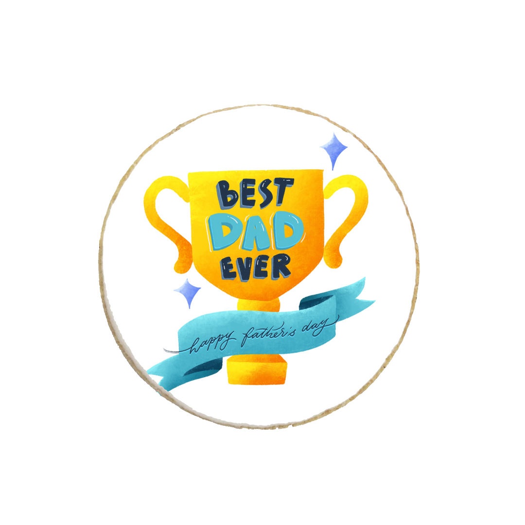 "Best Dad Ever" Father's Day Custom Cookies - Modern Bite