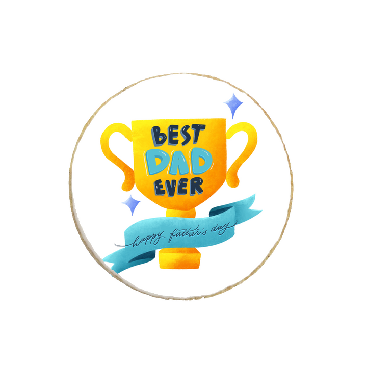 "Best Dad Ever" Father's Day Custom Cookies - Modern Bite