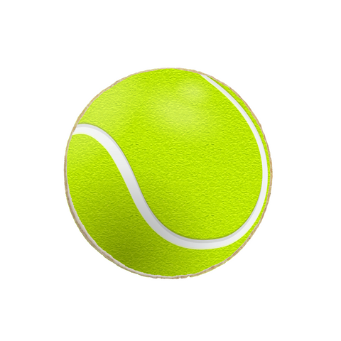 Tennis Themed Custom Cookies
