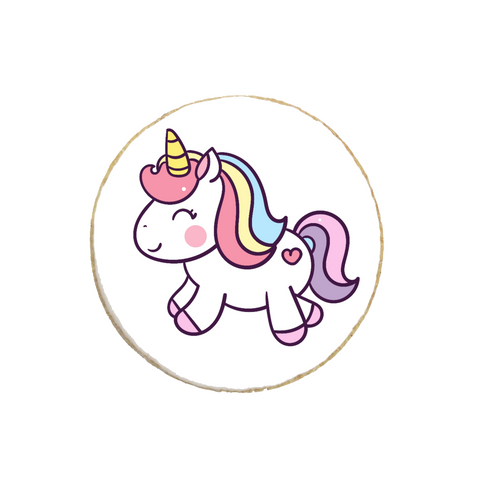 Unicorn Birthday Custom Cookies