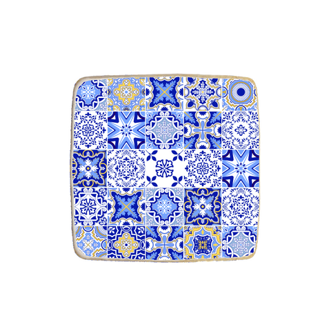 Mediterranean Lemon Tile Cookies | Add Your Text