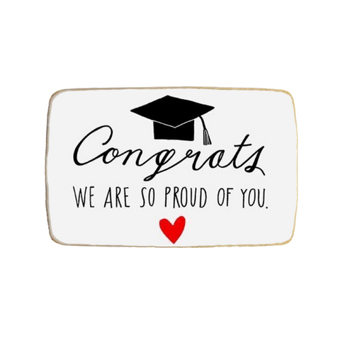 Graduation Cookies "We Are so Proud of You" - Modern Bite
