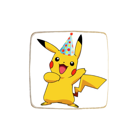 Pokemon Birthday Custom Cookies