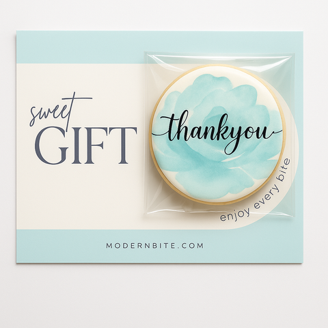 Sweet Gift "Thank You" Cookie Card